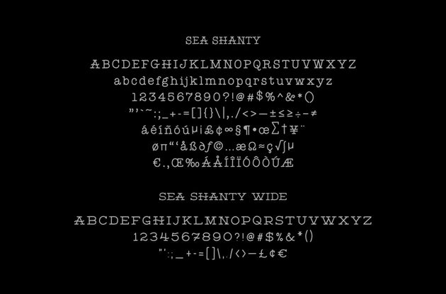 Sea Shanty Font