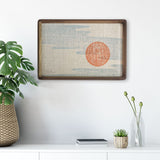 Original "Shadow Makers" Linocut Print on Linen