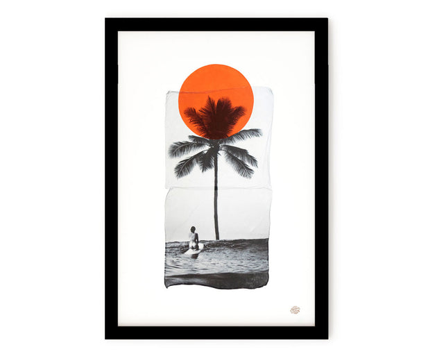 Emulsion Lift  Print "Sun Season"