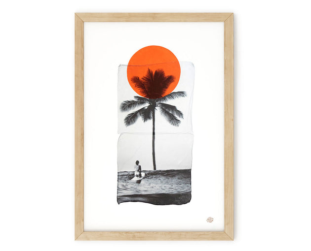 Emulsion Lift  Print "Sun Season"