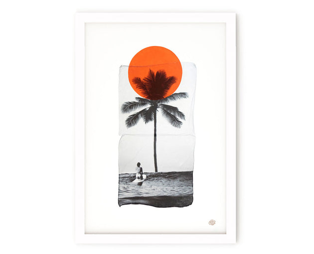 Emulsion Lift  Print "Sun Season"