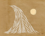 Original Block Print Art "Swell Season"