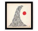 Beach Art Print "West Peak"