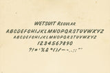 Wetsuit Font