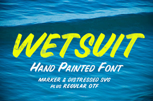 Wetsuit Font