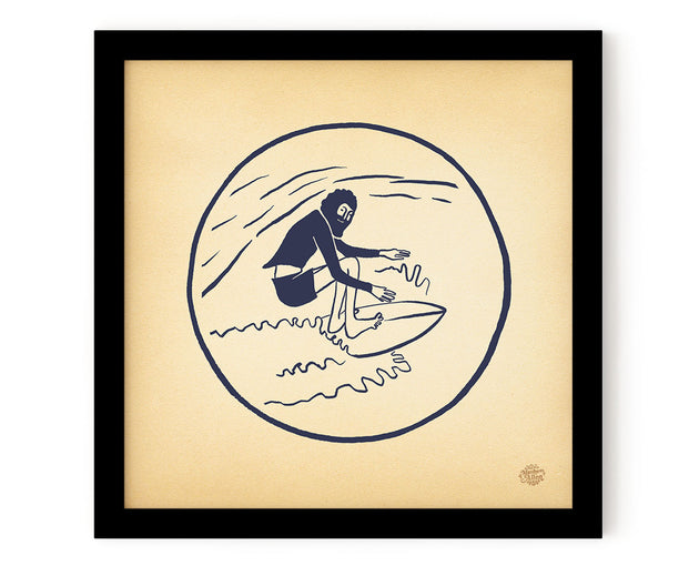 Surf Art Print "Wiggle Toes"