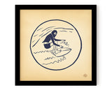 Surf Art Print "Wiggle Toes"