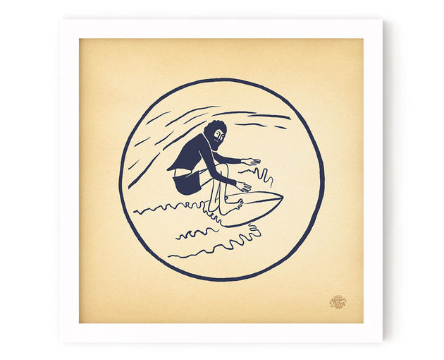 Surf Art Print "Wiggle Toes"