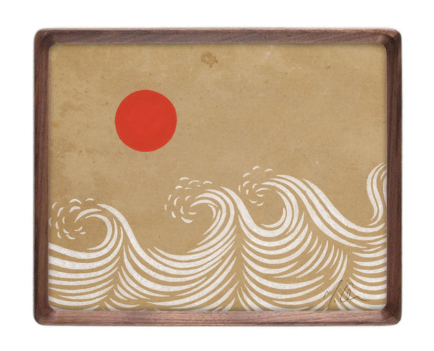 Original Block Print Art "Wind Swell"