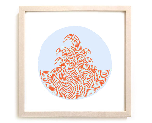 Surfing Art Print "7 Sea Surge"