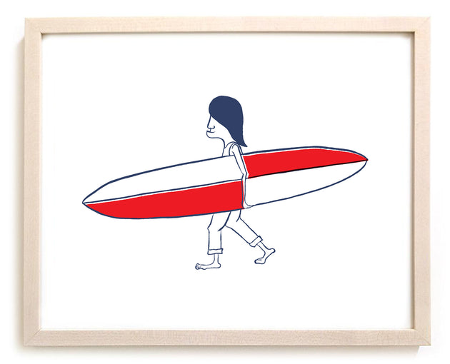 Surfing Art Print "Aces"