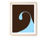 Limited Edition Surfing Art Print "Arco Wave"