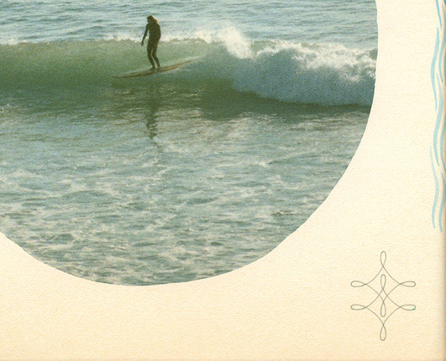 Limited Edition Surfing Art Print "Behold He Is Coming With The Clouds" - Mixed Media