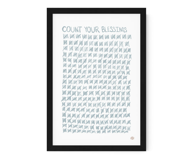 Count Your Blessings Art Print "Sea"