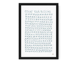Count Your Blessings Art Print "Sand"