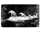 Limited Edition Surfing Art Print "Carved"