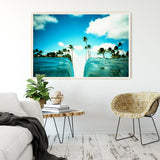 Limited Edition Beach Art Print "Chasm" Surreal Surf Series