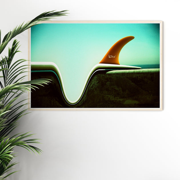 Limited Edition Beach Art Print "Concave" Surreal Surf Series