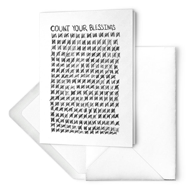 Count Your Blessings 5x7 Greeting Card