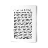Count Your Blessings 5x7 Greeting Card