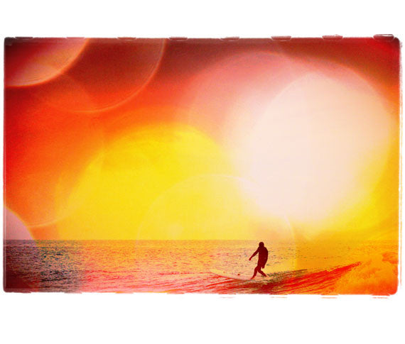 Limited Edition Surf Photo Print "Drop Knee" - Borrowed Light Series