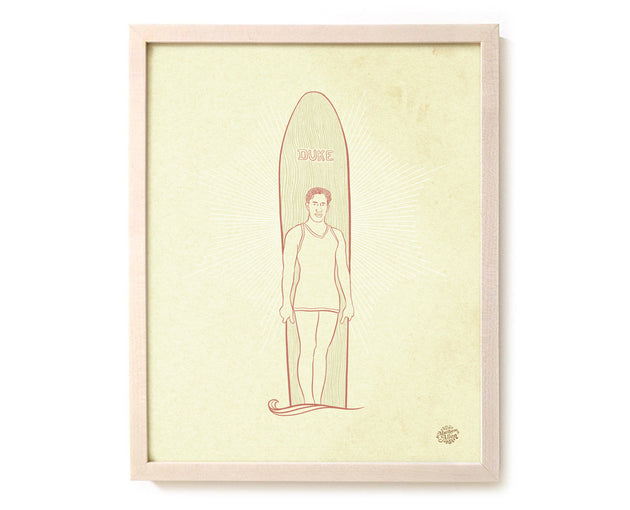 Limited Edition Surfing Art "Duke"