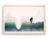 Limited Edition Beach Art Print "Fetch" Surreal Surf Series