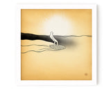 Limited Edition "High Line" Surf Art Print 12" x 12"