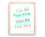 Limited Edition Surfing Art "I'll Be The Sun"