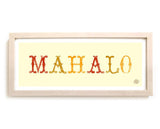 Limited Edition Surfing Art "Mahalo"