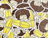 Mop Rides The Waves Of Life Stickers (5 Pack)