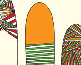 Surfing Art "New Friends Surfboards"