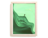 Limited Edition Beach Art Print "Our Slippery Slope" Surreal Surf Series