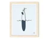 Surfing Art Print "Perch"