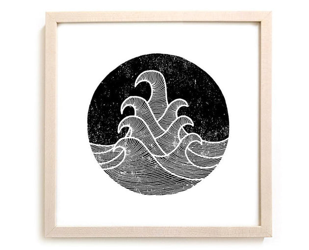 Surfing Art Print "Seven Seas"