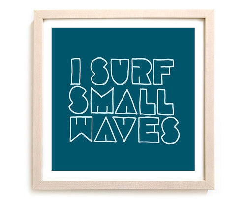 Surfing Art Print "Small Waves"
