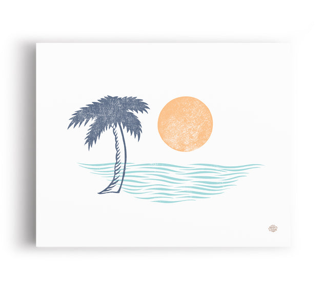Sunlight Beach Canvas Print