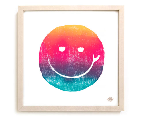 Limited Edition Surfing Art Print "Sunset Smile"