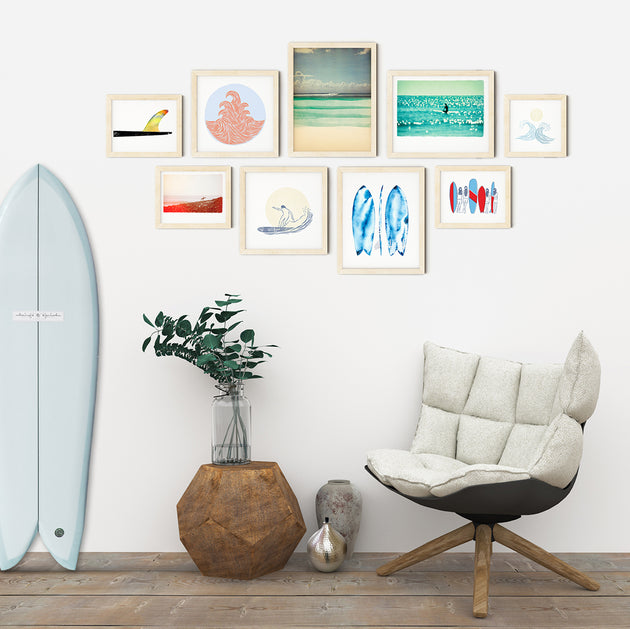 Surfer Gallery Wall