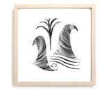 Limited Edition Contemporary Art Print "Wave Garden"