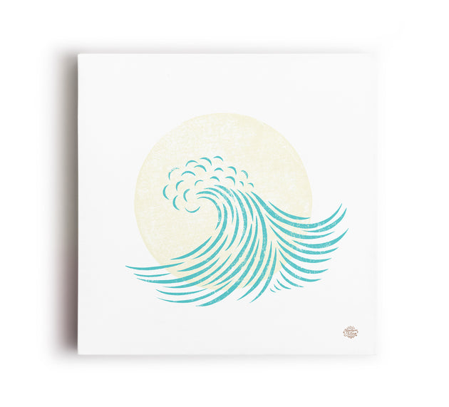Wave Sun Canvas Print