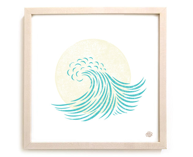 Surfing Art Print "Wave Sun"