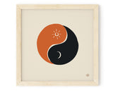 Contemporary Art Print "Yin Yang"