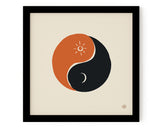 Contemporary Art Print "Yin Yang"