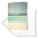 Green Shore Greeting Cards