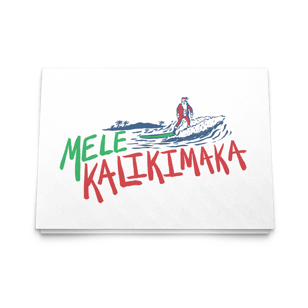 Mele Kalikimaka 5x7 Greeting Card