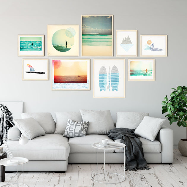 Beach House Large Gallery Wall
