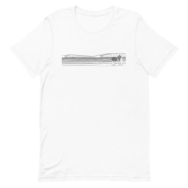 Mop Surf Check Short-Sleeve Unisex T-Shirt