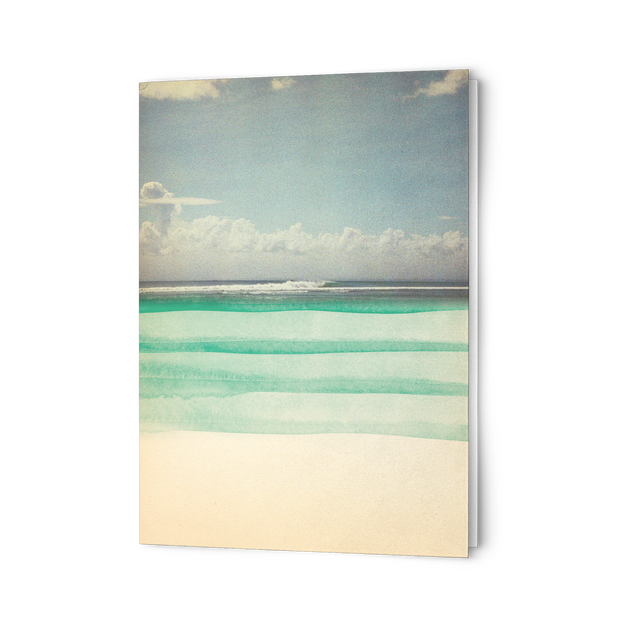 Green Shore Greeting Cards